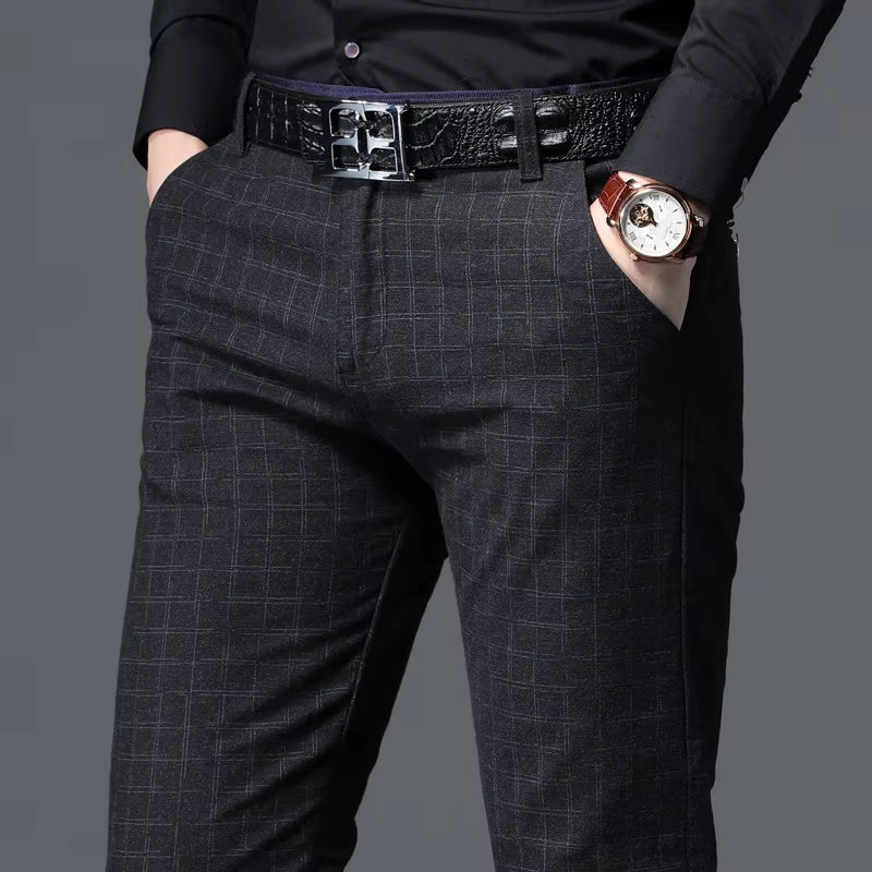 2022 Frühling Herbst Neue Mode Mens Casual Hosen Hohe Qualität Marke Business Hosen Männliche Kleidung Baumwolle Formale Hosen Männer