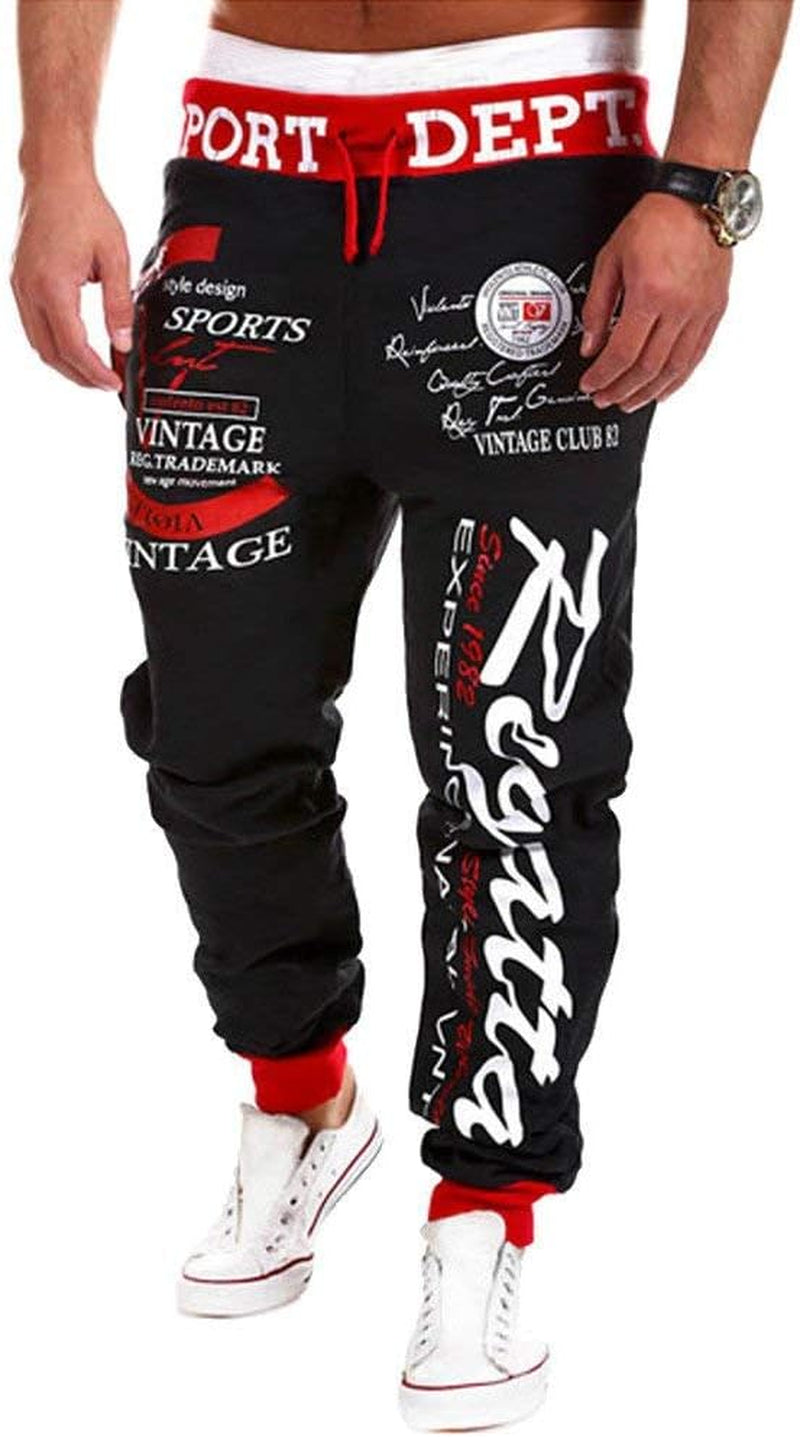 Men'S Hiphop Dance Jogger Sweatpants Trousers