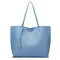 Women PU Leather Tote Bag Tassels Leather Shoulder Handbags Fashion Ladies Purses Satchel Messenger Bag for Woman Work (Light Blue)