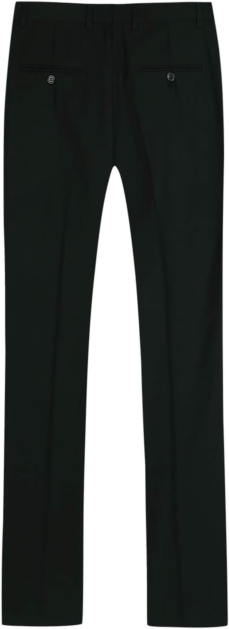 Mens Classic Slim Fit Fit Stretch Flat Front Slacks Dress Pants