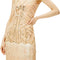 Women'S Flapper Dresses 1920S V Neck Beaded Fringed Great Gatsby Dress