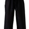 Men'S Harem Hippie Pants Boho Clothing (Black Classic, One Size)