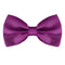 Men'S Bow Tie Adjustable Strap Formal Solid Tuxedo Pre-Tied Purple Red