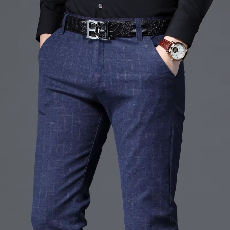 2022 Frühling Herbst Neue Mode Mens Casual Hosen Hohe Qualität Marke Business Hosen Männliche Kleidung Baumwolle Formale Hosen Männer