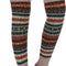 Leg Warmers for Women Girls Wool Knit Leg Warmer for Winter Bohemian Patterned Long Leg Warmer