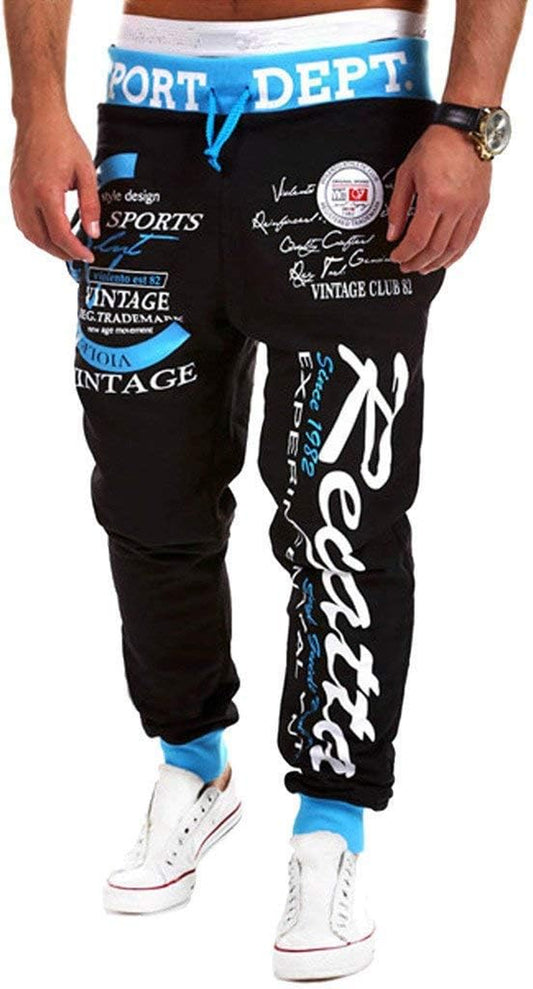 Men'S Hiphop Dance Jogger Sweatpants Trousers