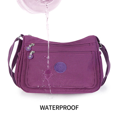 Purses and Handbags for Women Waterproof Crossbody Bag Multiple Pockets Casual Shoulder Bags, Purple