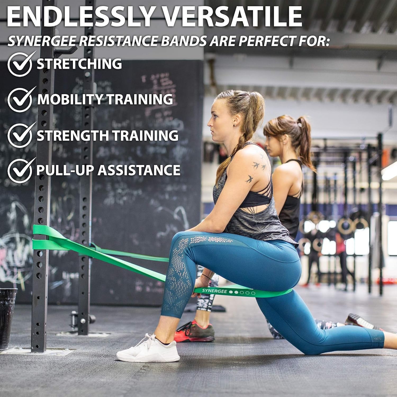 Resistance Loop Bands. Pull up Assist Bands with Heavy Duty Resistance. Exercise Bands Work Perfect for Stretching, Powerlifting & Resistance Training.